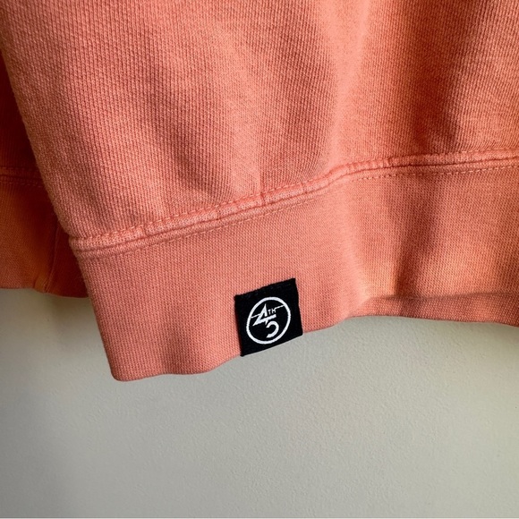 45th Parallel Peach Crew Neck Sweatshirt L - Picture 3 of 12